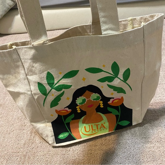 NWT {Ulta Beauty} Totally Conscious Tote Handbag Shoulder Shopping Bag - Picture 2 of 16